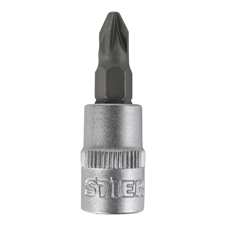 STIER Pozidriv-Bit-Steckschlüsseleinsatz 1/4" PZ 0 - 2 Stecknuss Steckschlüssel