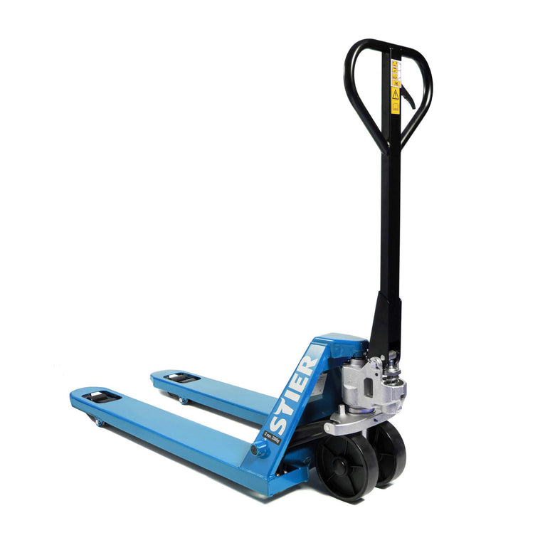 STIER pallet truck 2t to 2.5t hand pallet truck forklift truck nylon rollers various versions