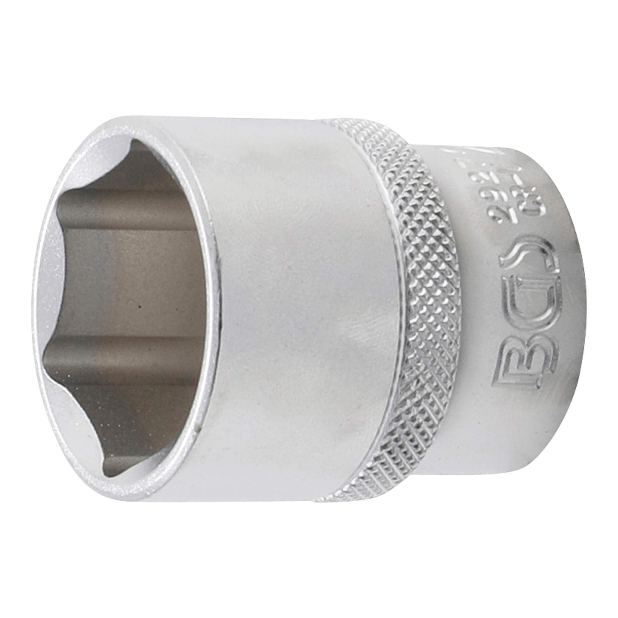 BGS Steckschlüssel-Einsatz Sechskant Antrieb Innenvierkant 12,5 mm (1/2") SW 27