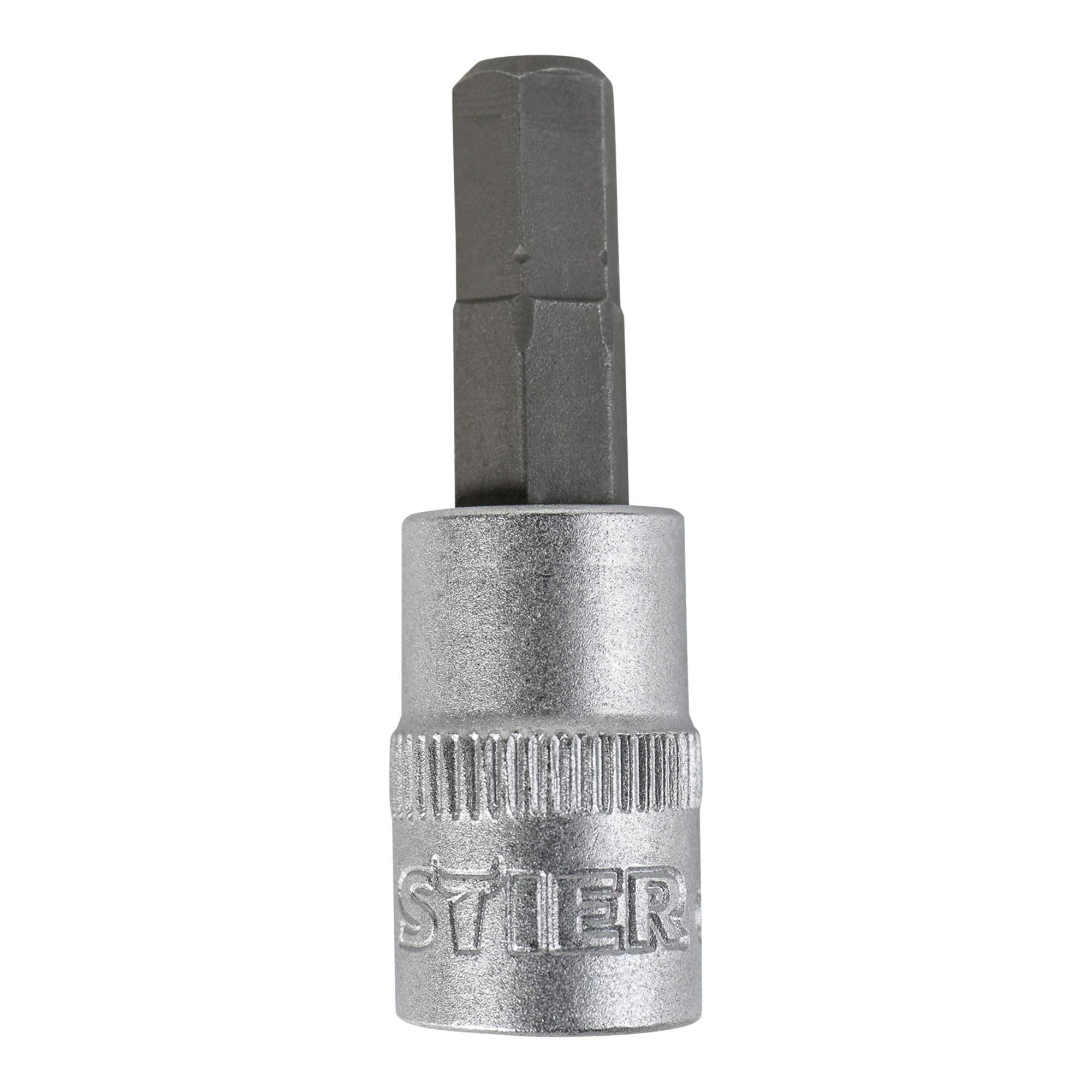 STIER Innensechskant-Bit-Steckschlüsseleinsatz 1/4'' Schlüsselweite 3-6 mm