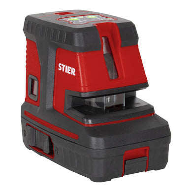 STIER Kreuzlinienlaser 150° x 130° mit 5 Lotpunkten grün