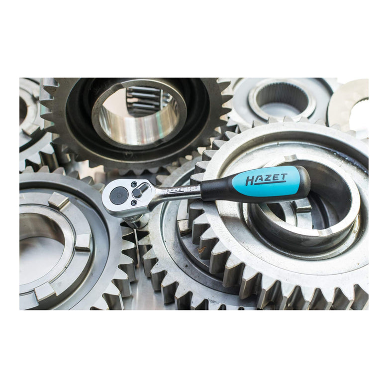 HAZET Umschaltknarre 863P Vierkant massiv 6,3 mm (1/4")