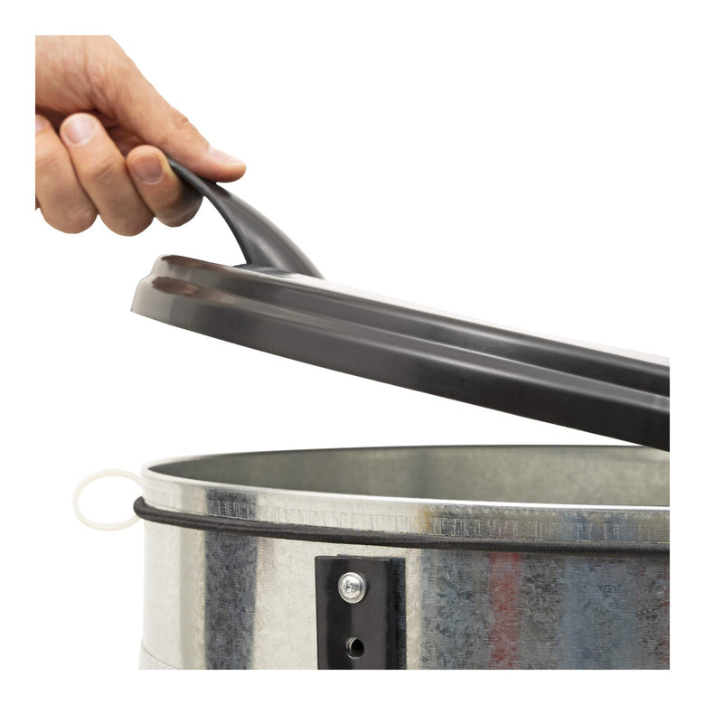 STIER garbage bag holder garbage bag stand black 120 liters made of sturdy galvanized