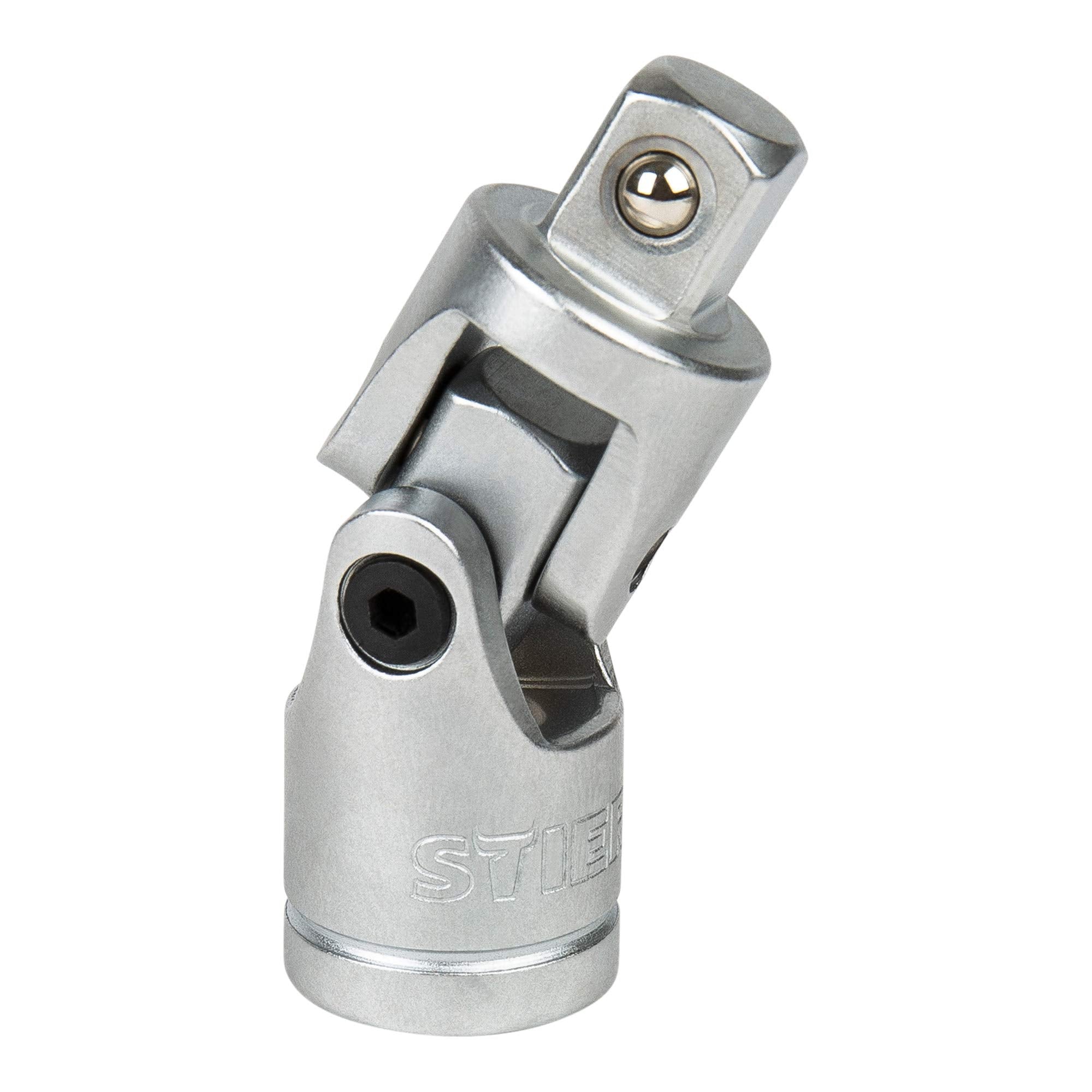 STIER Kardangelenk 1/4" 3/8" 1/2" Chrom-Vanadiun-Stahl in matter Ausführung
