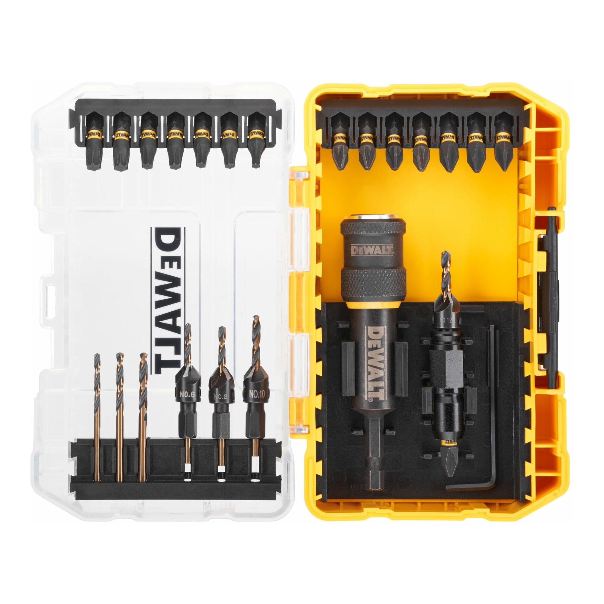 DEWALT Wechseladapter FLEXTORQ Bit&Bohrer-Set