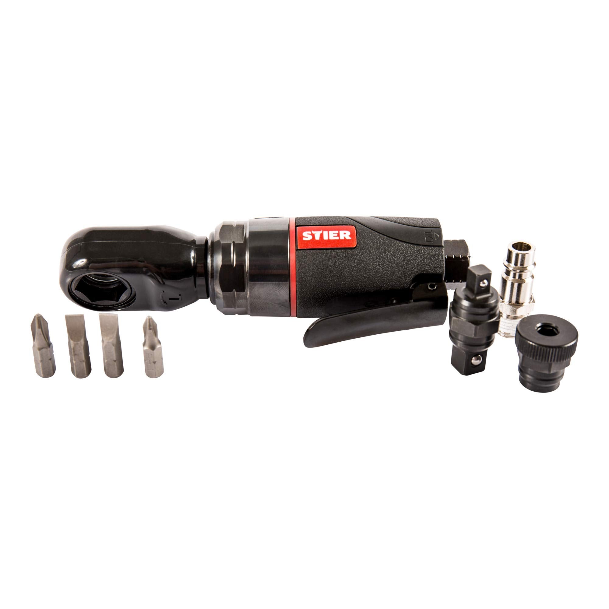 STIER multi-function ratchet screwdriver set 32-M bit holder 1/4 inch