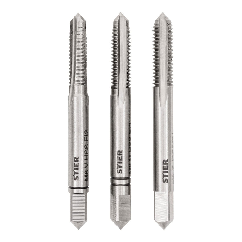 STIER hand tap set 3-piece pre-, middle- and finishing tap