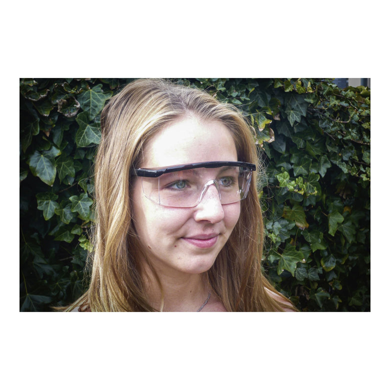 BGS Do it yourself Schutzbrille mit verstellbarem Bügel transparent