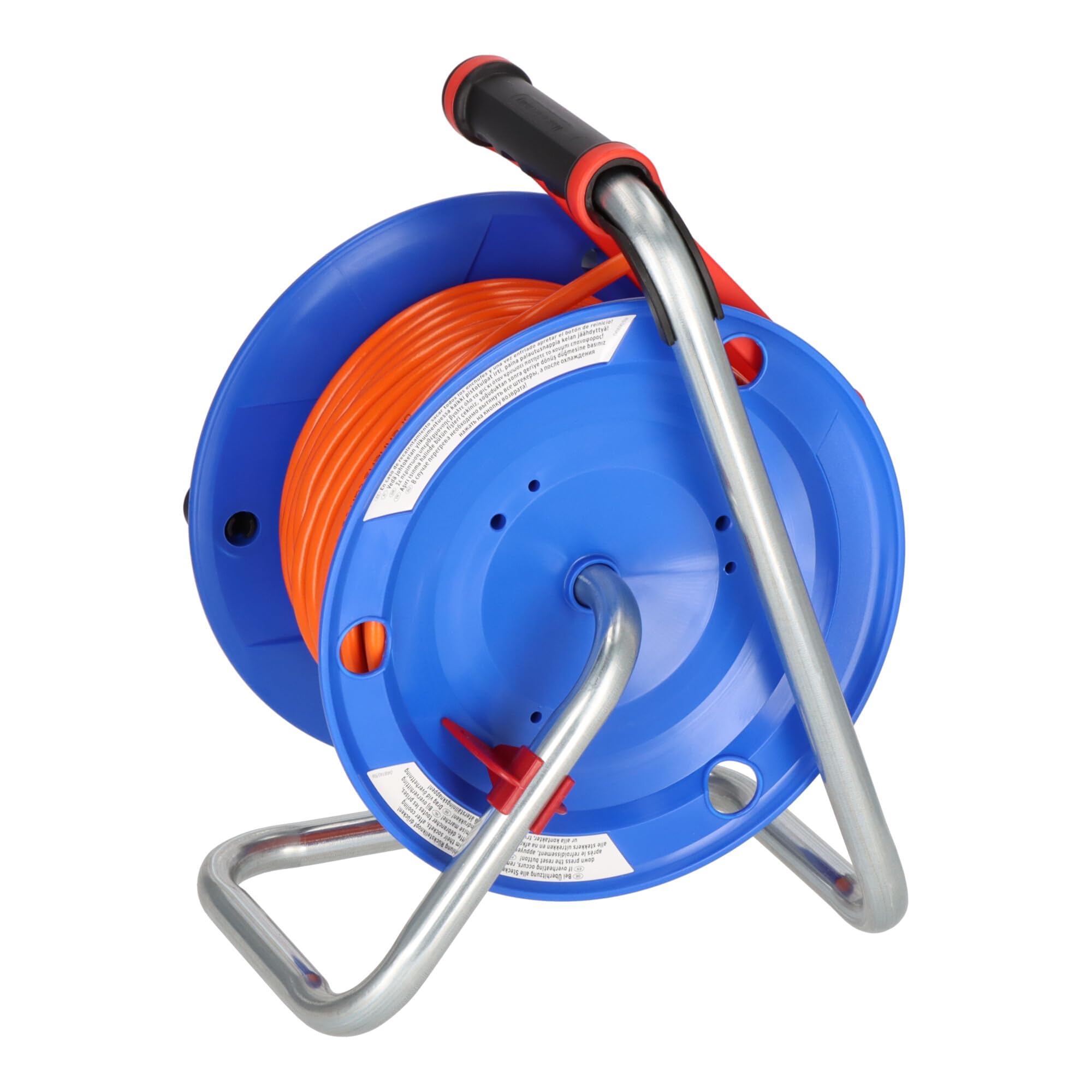 Brennenstuhl Garant IP44 Kabeltrommel, 25m Kabel in orange