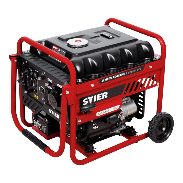 STIER Inverter Stromerzeuger SNS-500 5,0 kW 75 dB(A) Stromgerenator Benzin