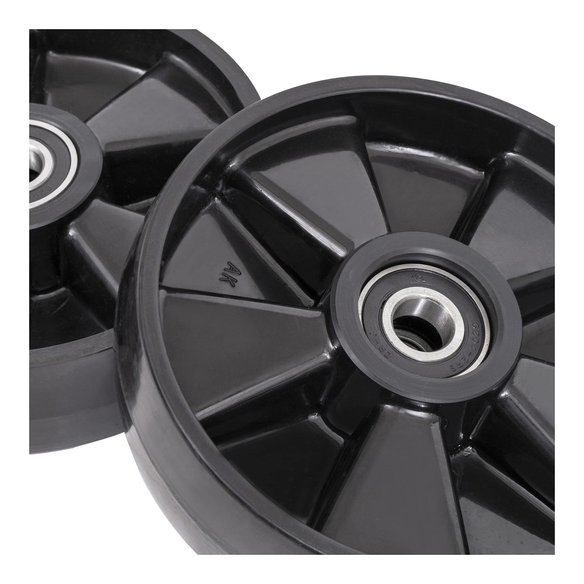 STIER steering wheel set made of robust nylon for pallet trucks for improved