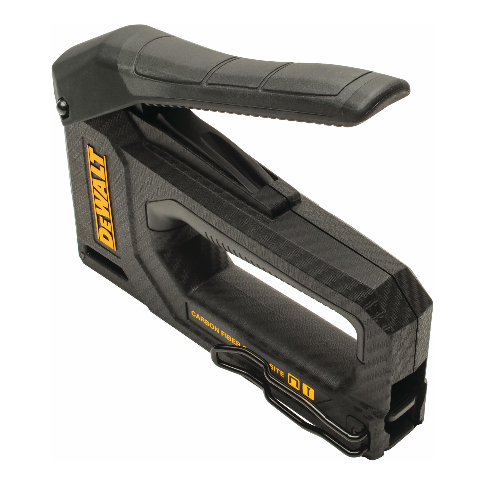 DEWALT 2-in-1 Karbonfaser Handtacker und Nagler für 6-14mm Klammern und 12, 15mm