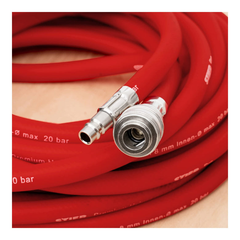 STIER Druckluftschlauch 10m Schlauch Verlängerung Kompressoren Ø-Innen 8-10mm