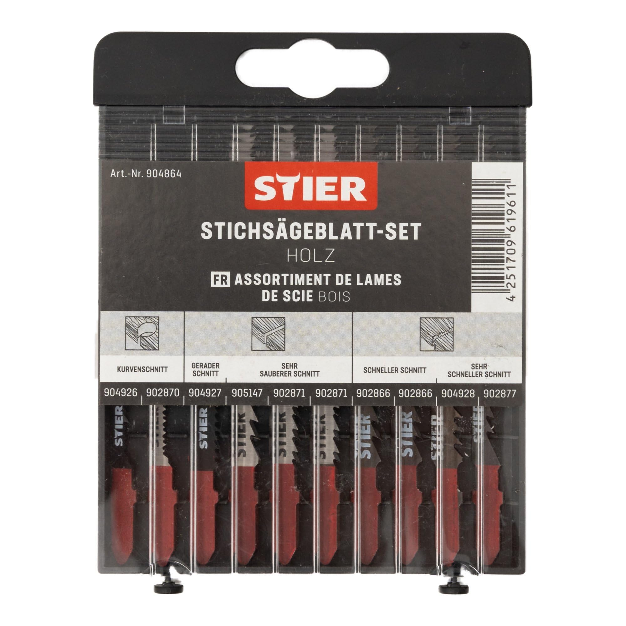 STIER Stichsägeblatt Set
