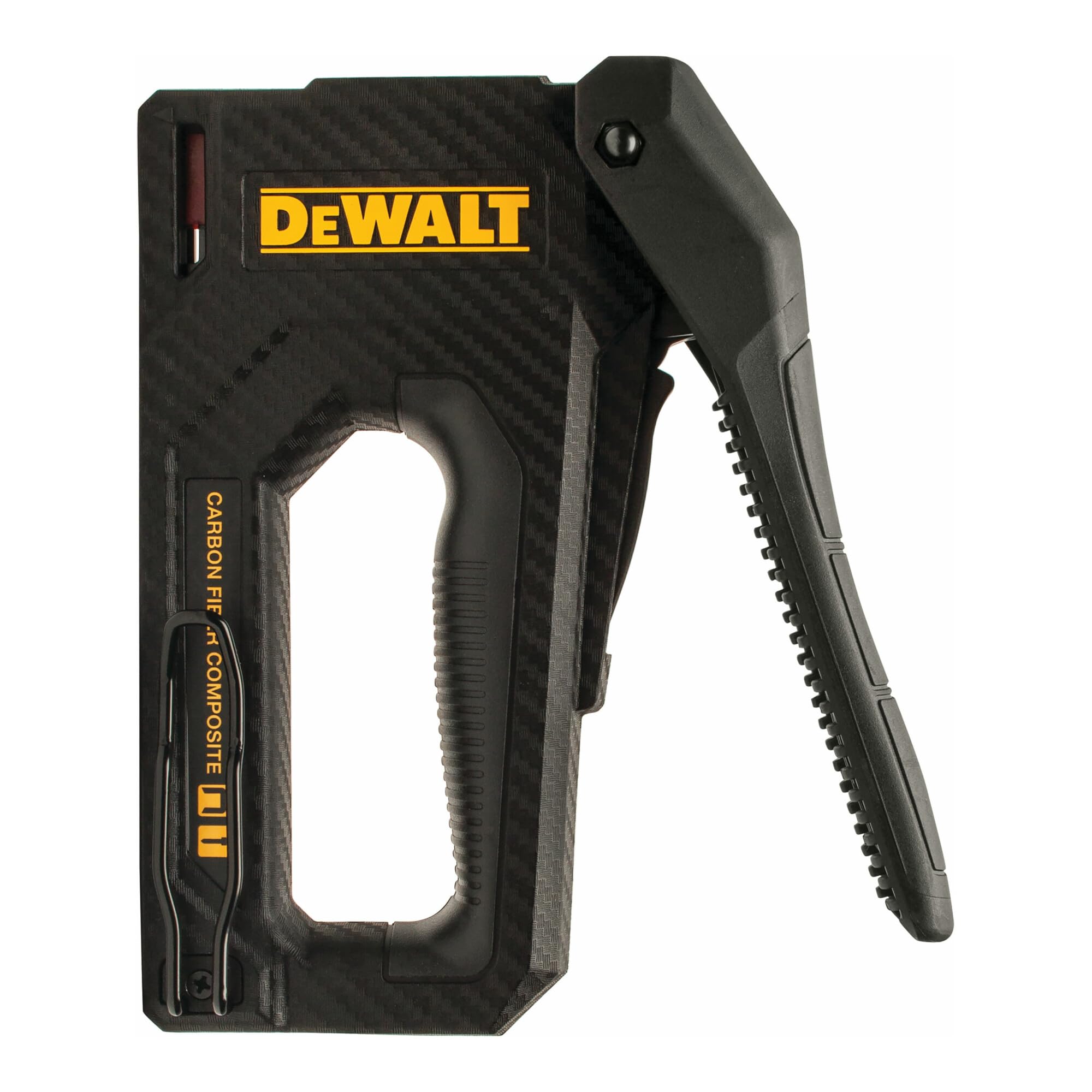 DEWALT 2-in-1 Karbonfaser Handtacker und Nagler für 6-14mm Klammern und 12, 15mm