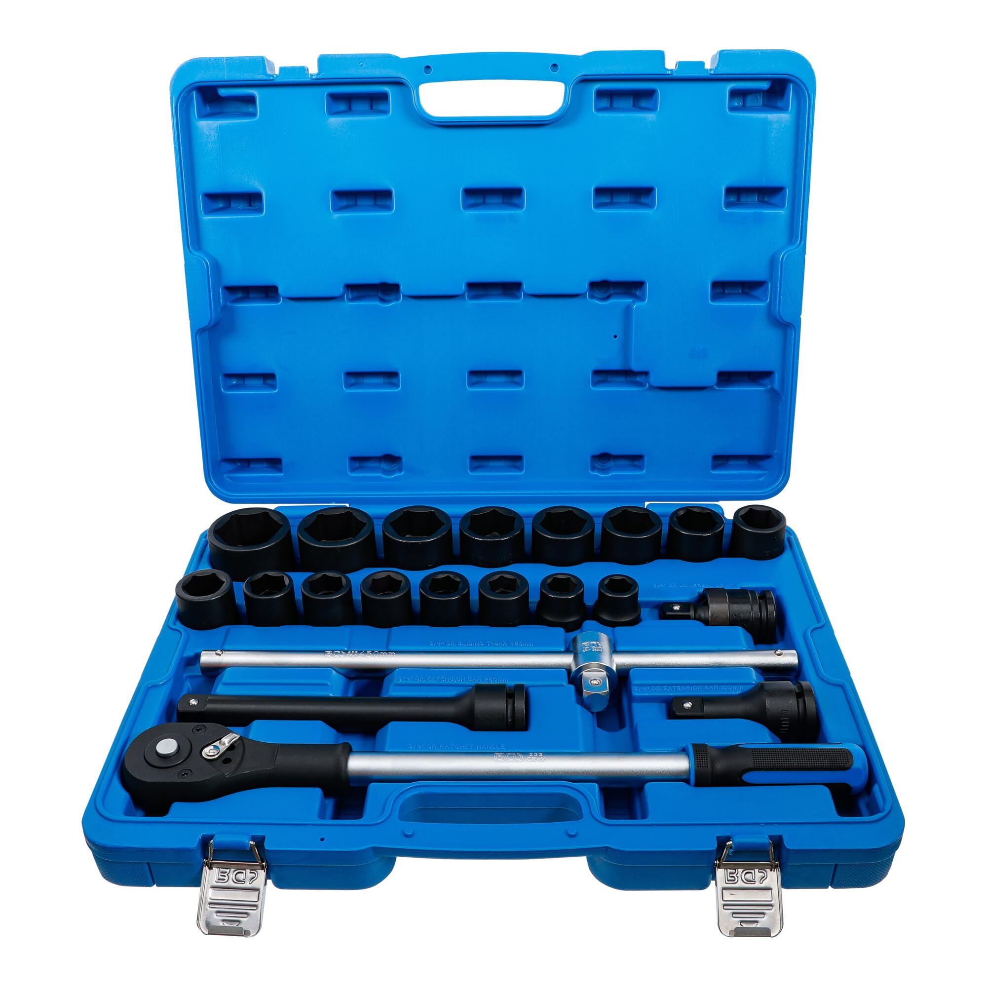BGS Kraft-Steckschlüssel-Satz 20 mm (3/4 Zoll) 21 teilig