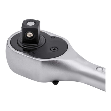 STIER Teleskop-Umschaltknarre 1/2 Zoll 2-K-Griff mit Schnellentriegelung Länge