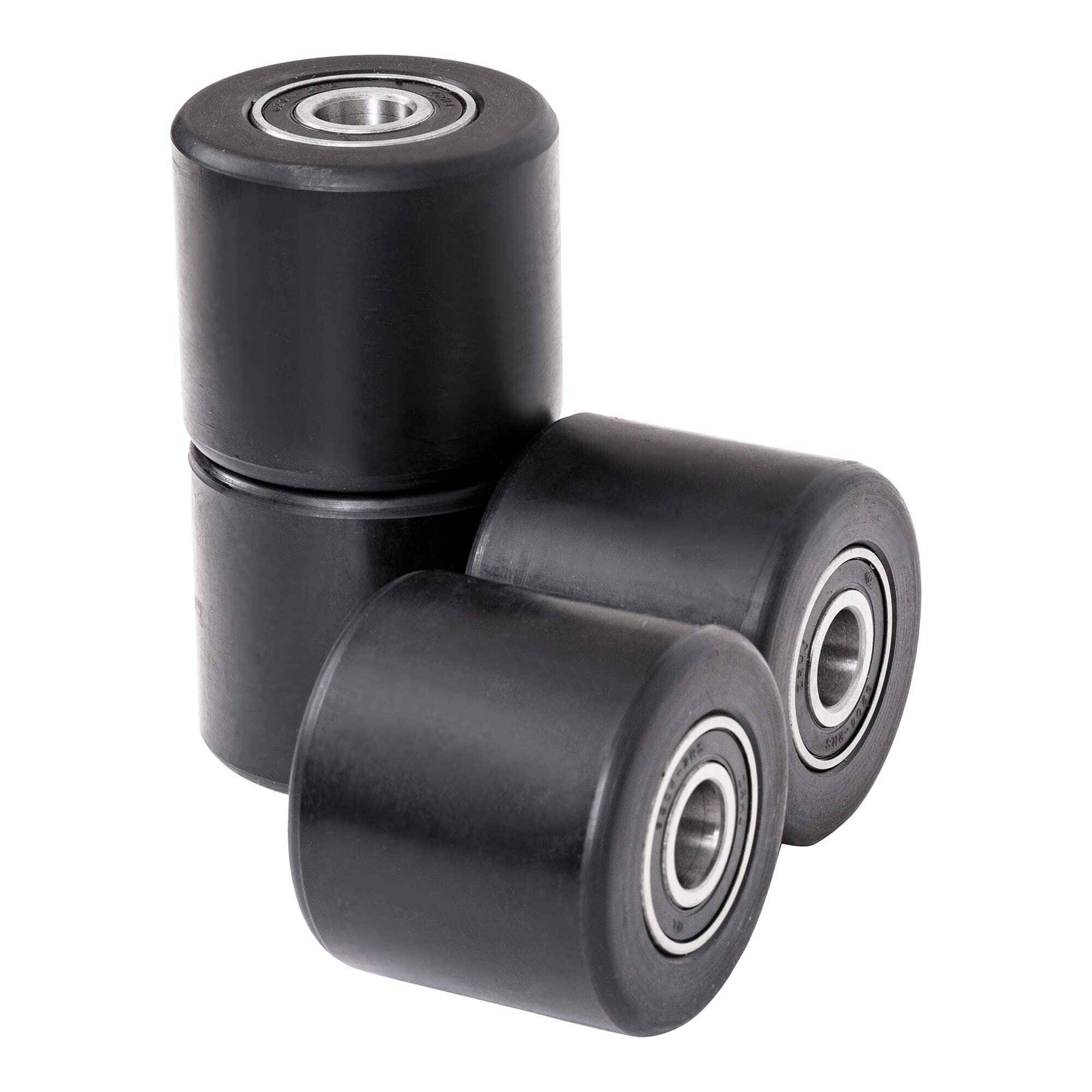 STIER tandem load roller set made of robust nylon for pallet trucks for improved