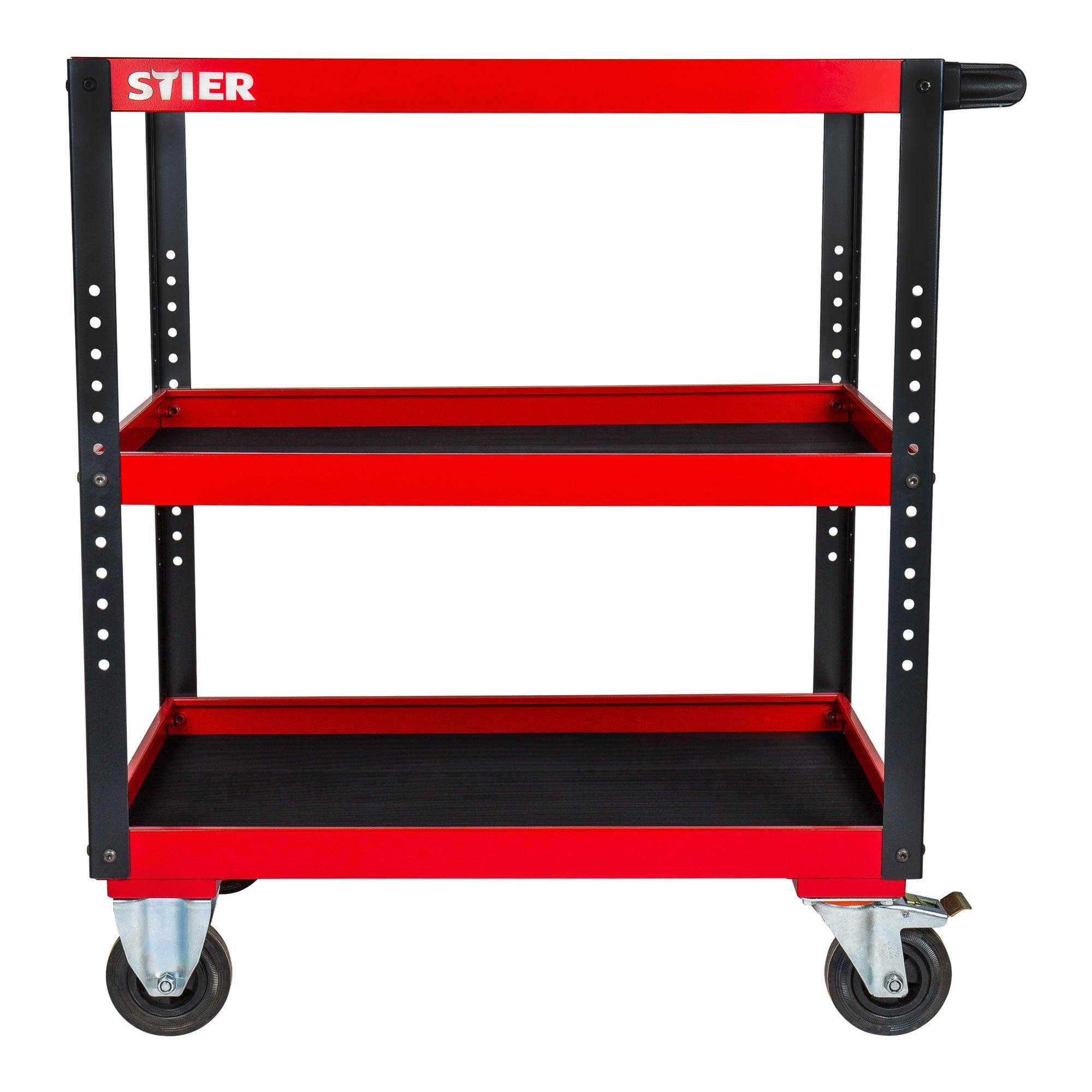 STIER service trolley HxWxD 969x894x543 mm transport trolley with push handle