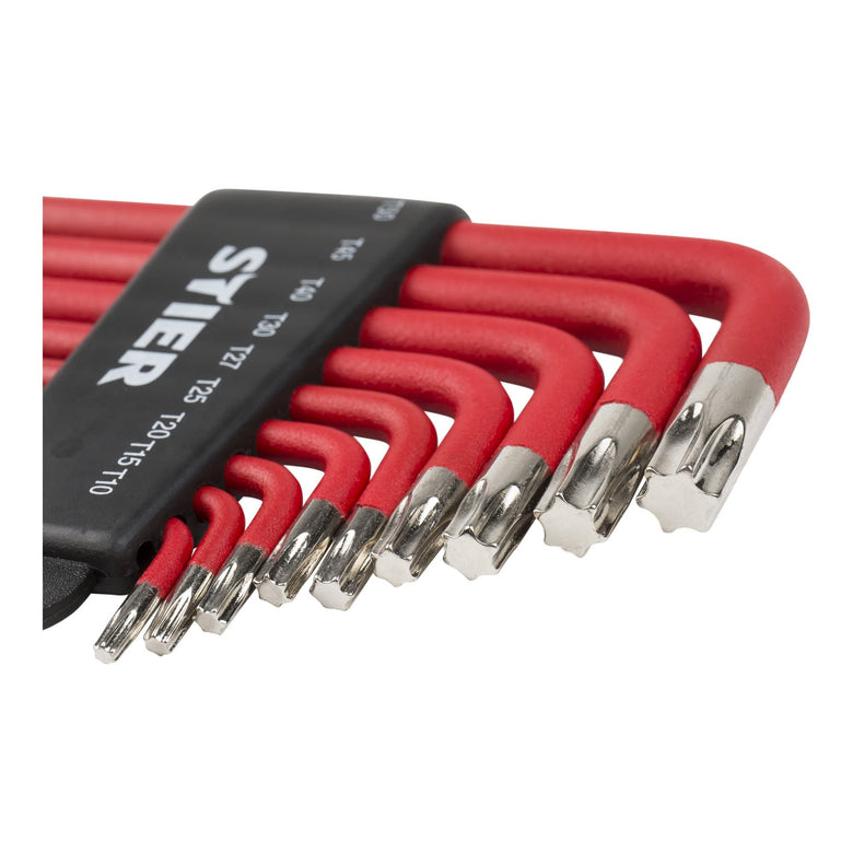 STIER Winkelschraubendreher-Satz Torx 9-teilig Winkelschlüsselsatz mit allen