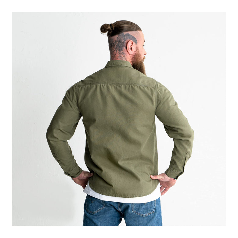 STIER Heavy Work Shirt Canvas bci cotton S Olive