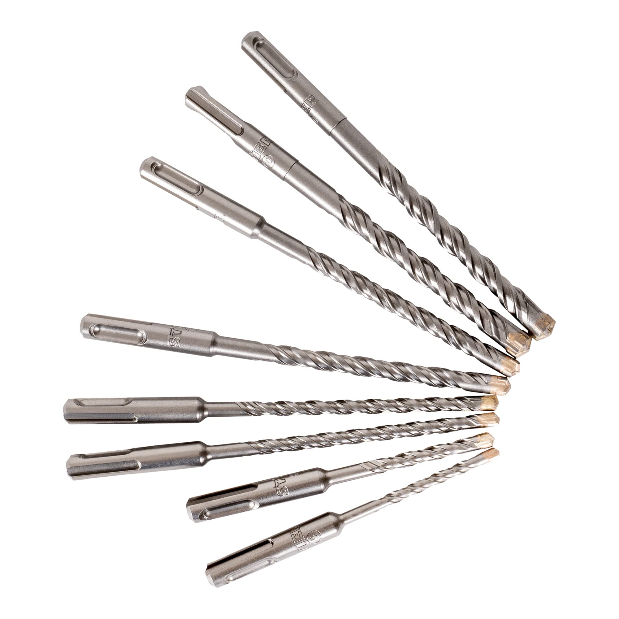 STIER Hammerbohrer-Set Premium SDS-plus 8-tlg.