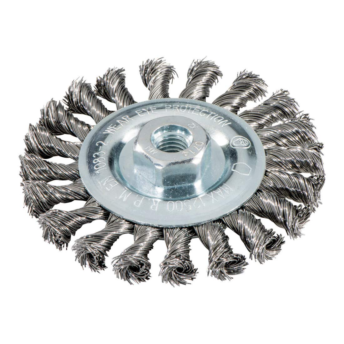 Metabo Rundbürste 115x0,5x10 mm/ M 14, Stahl, gezopft