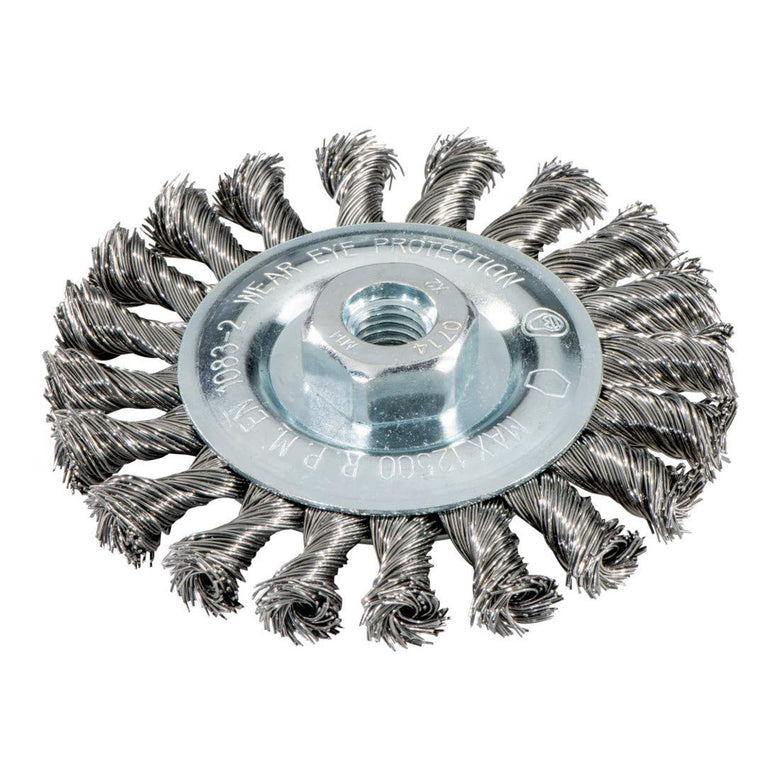 Metabo Rundbürste 115x0,5x10 mm/ M 14, Stahl, gezopft