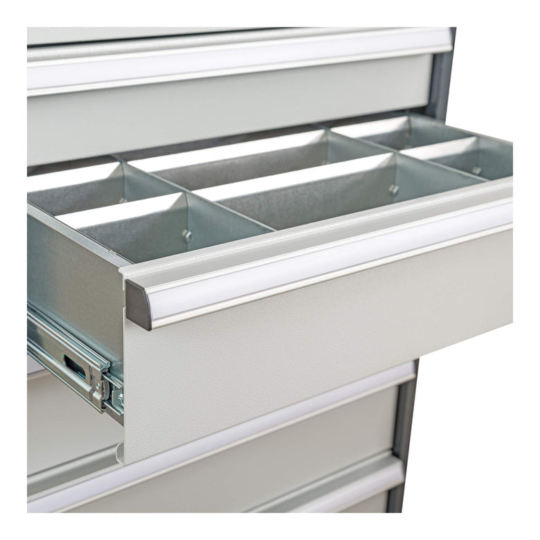STIER Schubladeneinteilung Metalleinteilung BLH 75 mm Innenmaß 800x450 mm 8