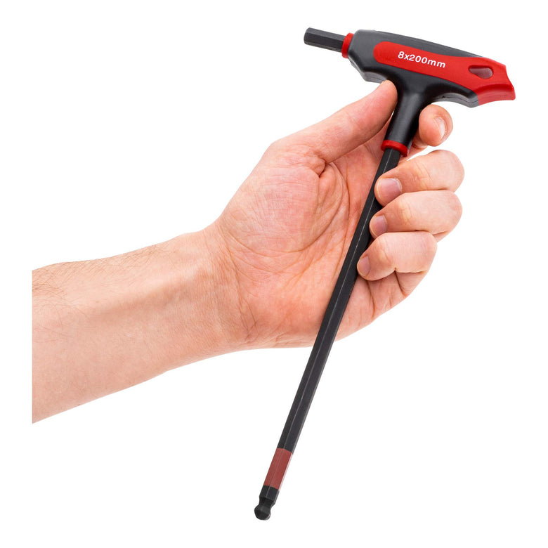 STIER T-handle screwdriver | 6KT | SW 2.5 mm | Can be used as a short or long handle | Optimal power transmission