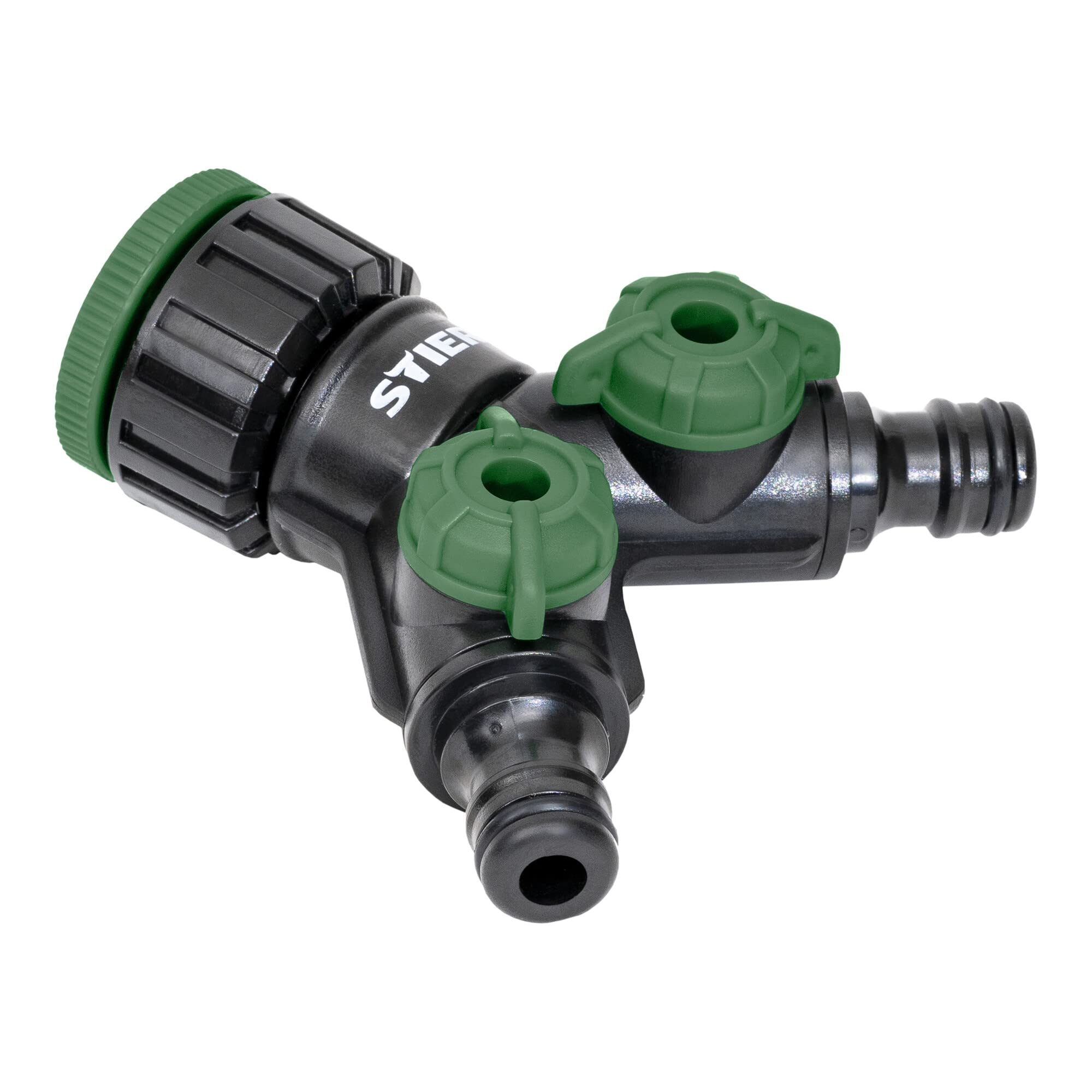 STIER 2 Wege-Ventil / Verteiler Premium 33,3mm G1" und 26,5mm G3/4