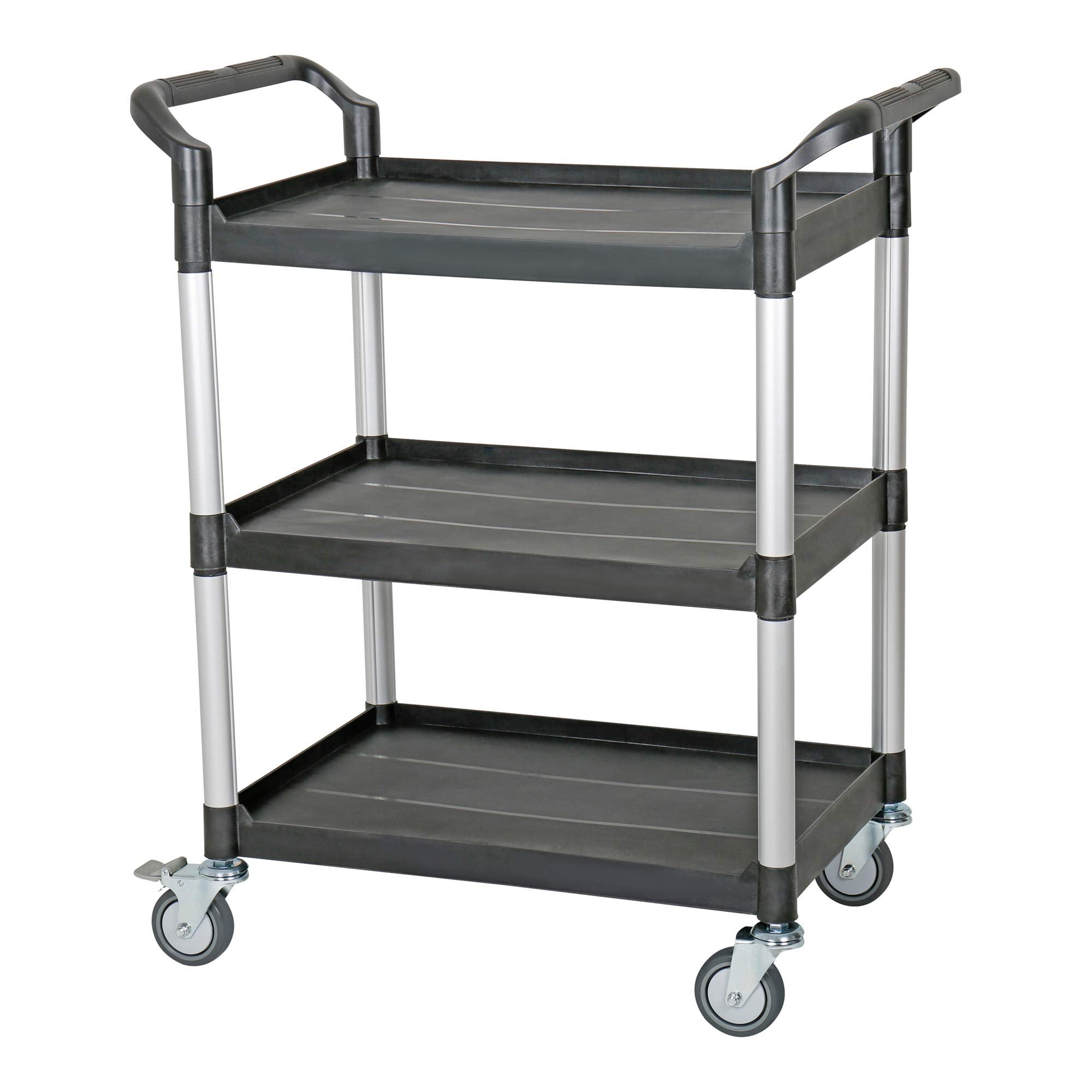 STIER Servierwagen Etagenwagen Schiebewagen schwarz Schiebegriffe diverse Größen