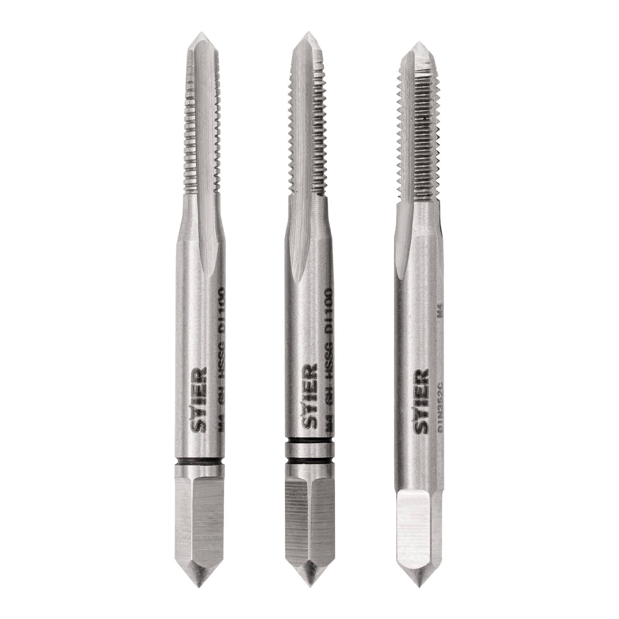 STIER hand tap set 3-piece pre-, middle- and finishing tap