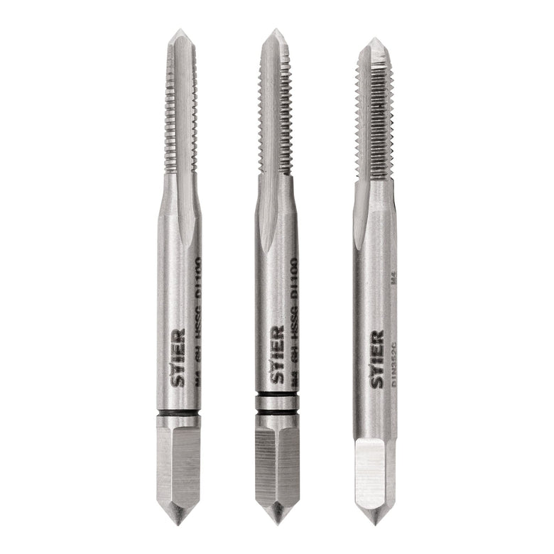 STIER hand tap set 3-piece pre-, middle- and finishing tap