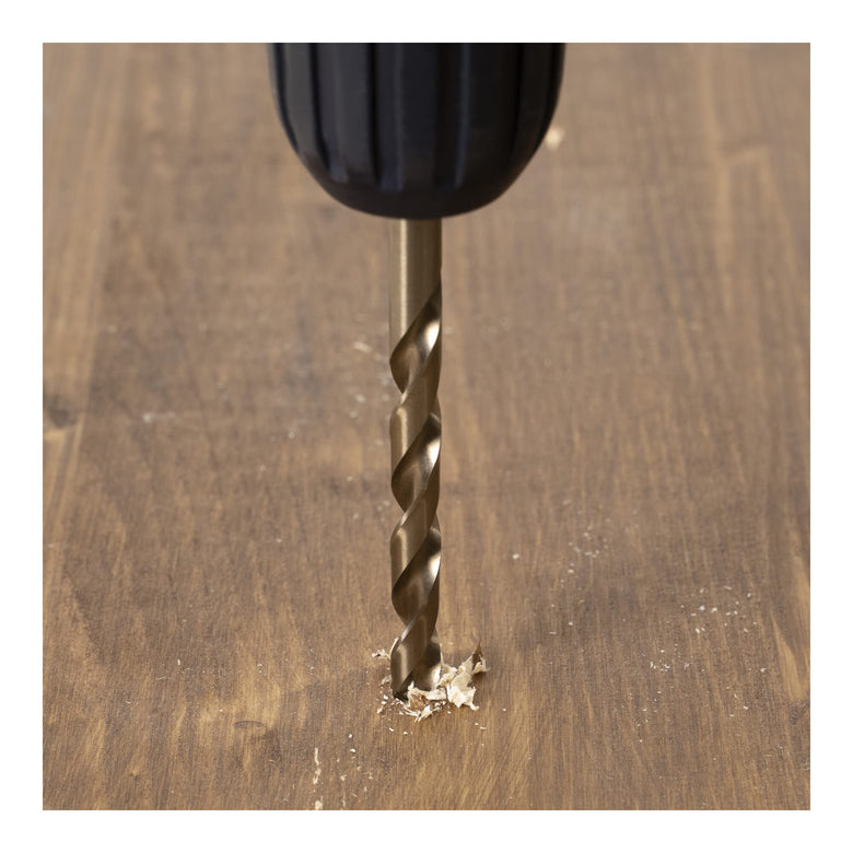 STIER Holzbohrer-Set HSS Cobalt 10-teilig Alle Größen von 1 bis 10 mm High Speed