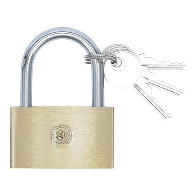 BGS Do it yourself Messing-Vorhängeschloss 50 mm