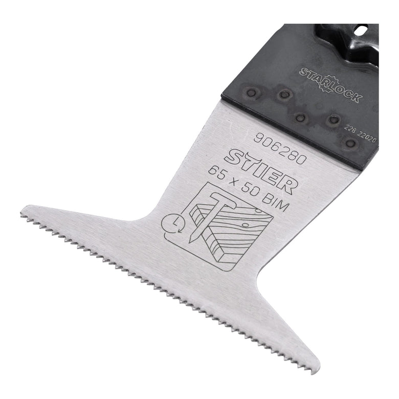 STIER Starlock Multitool Sägeblätter Universal Holz und Nägel 6-tlg | Starlock