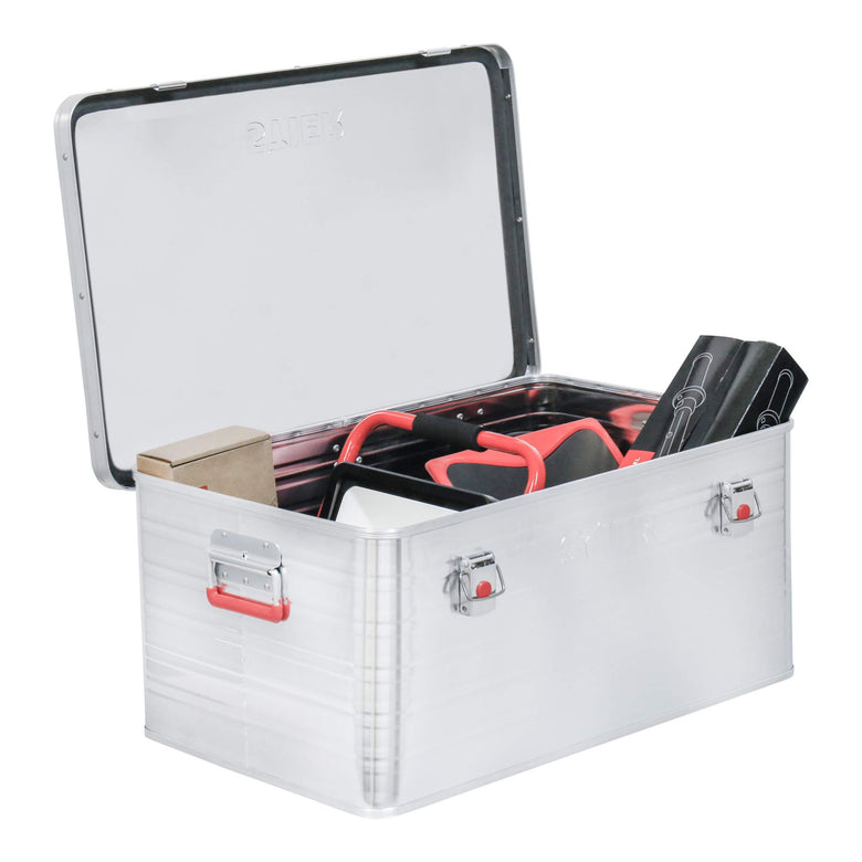 STIER Alubox Aluminiumbox Transportkiste Staub und Spritzwasserschutz div Größen