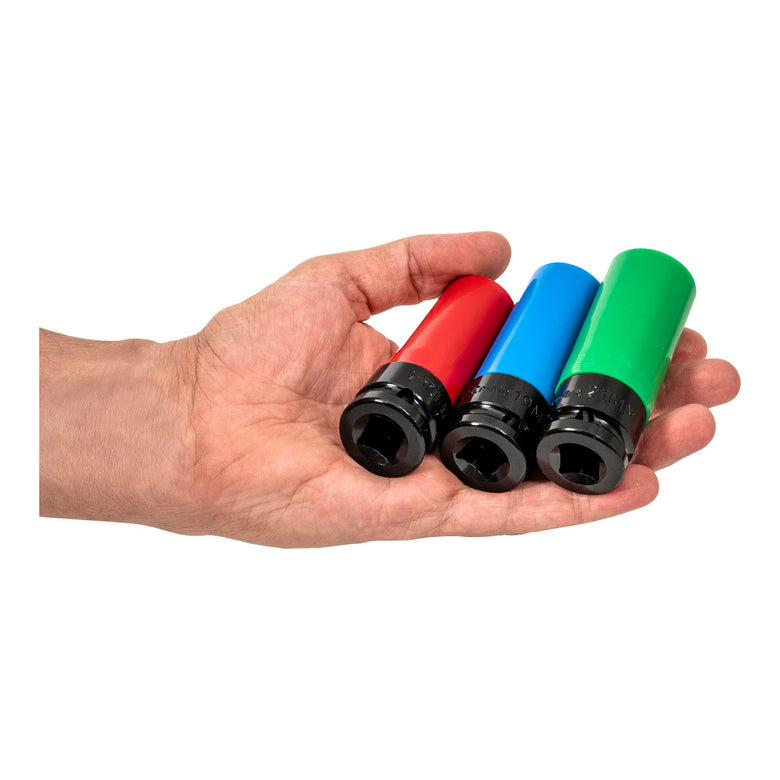 STIER power socket wrench set drive 1/2 inch sockets protective sockets 3-piece SW