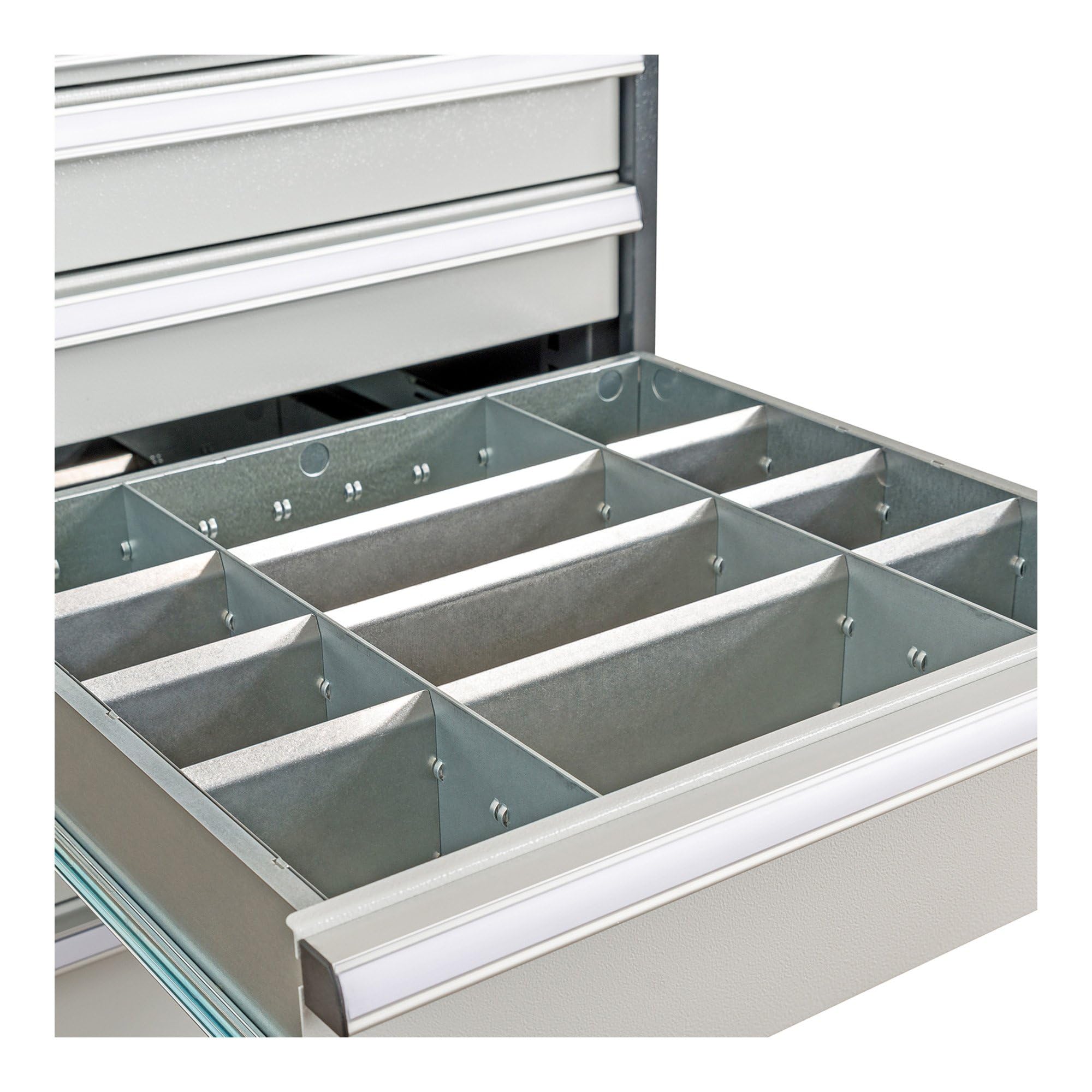 STIER Schubladeneinteilung Metalleinteilung BLH 75 mm Innenmaß 500x450 mm 12