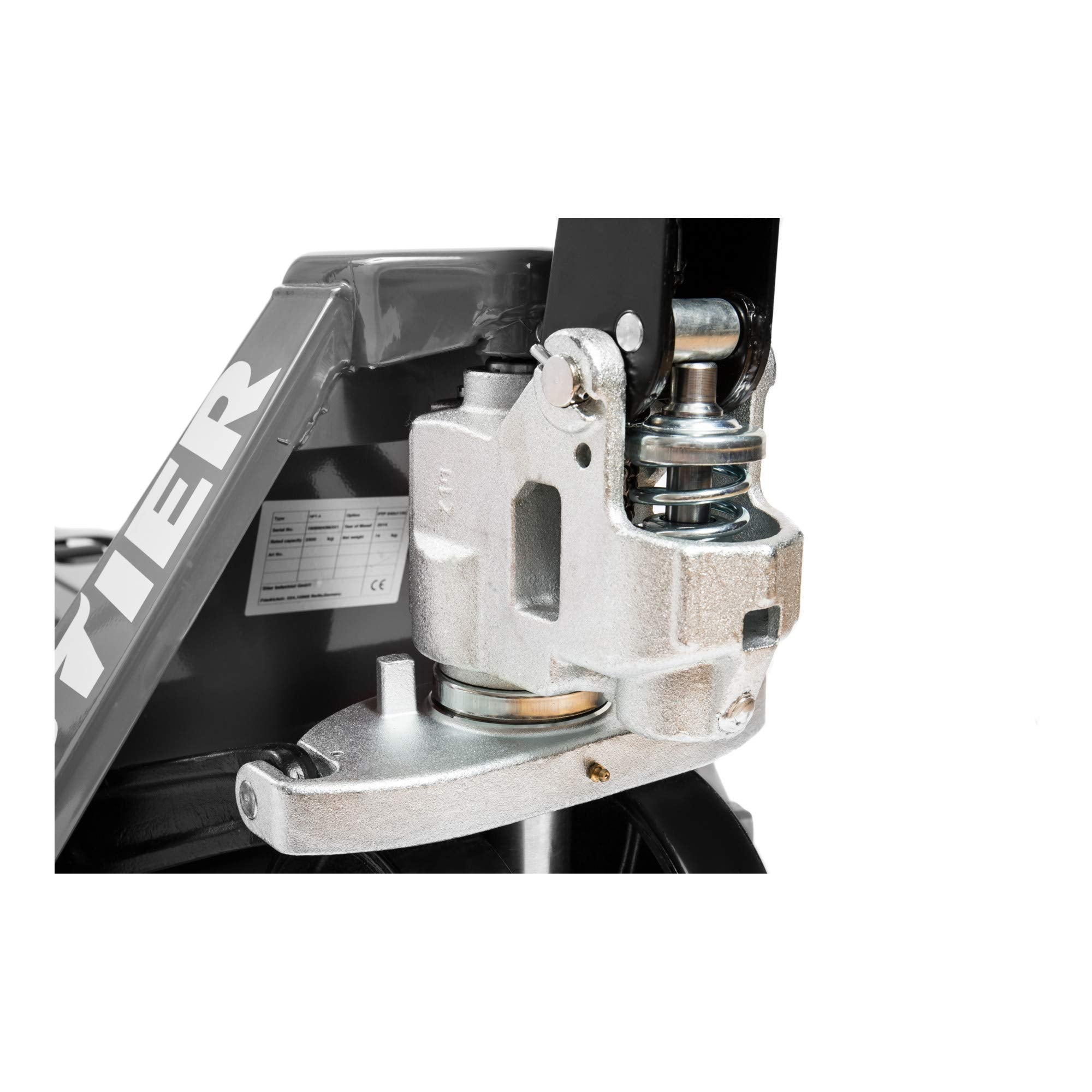 STIER pallet truck 2t to 2.5t hand pallet truck forklift truck nylon rollers various versions