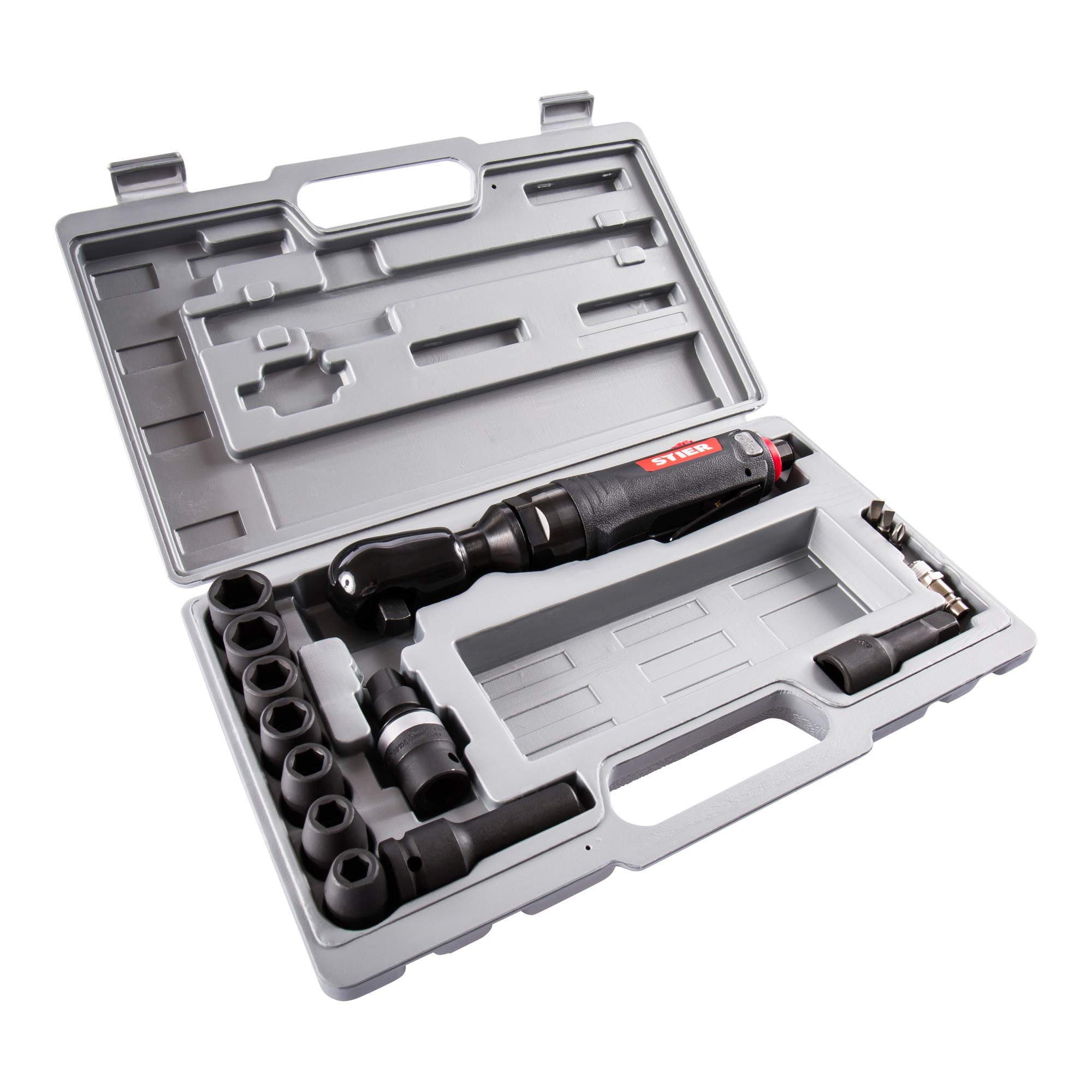 STIER ratchet screwdriver set 33-1 14-piece impact socket insert 3/8 inch