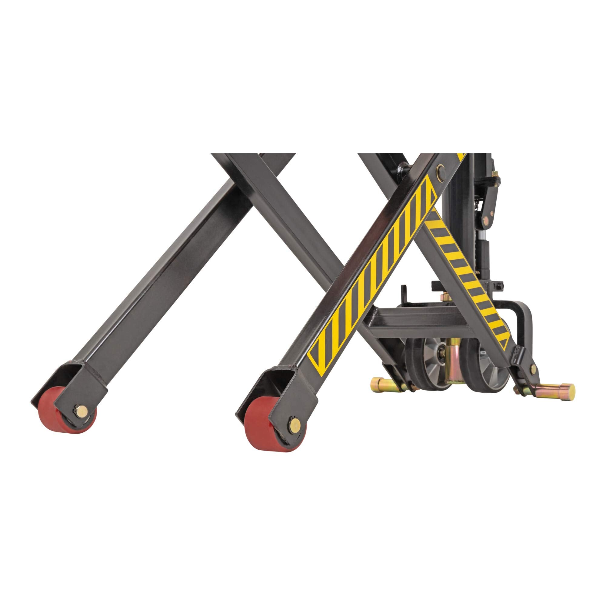 STIER scissor lift truck 1000kg load capacity 800mm lifting height Quicklift high lift truck
