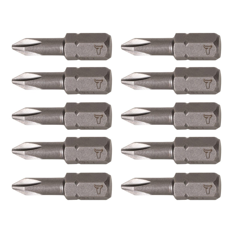 STIER Phillips-Bit PH 1 | PH 3 Form C 6,3 Länge 25 mm 10er Pack 10 Stk