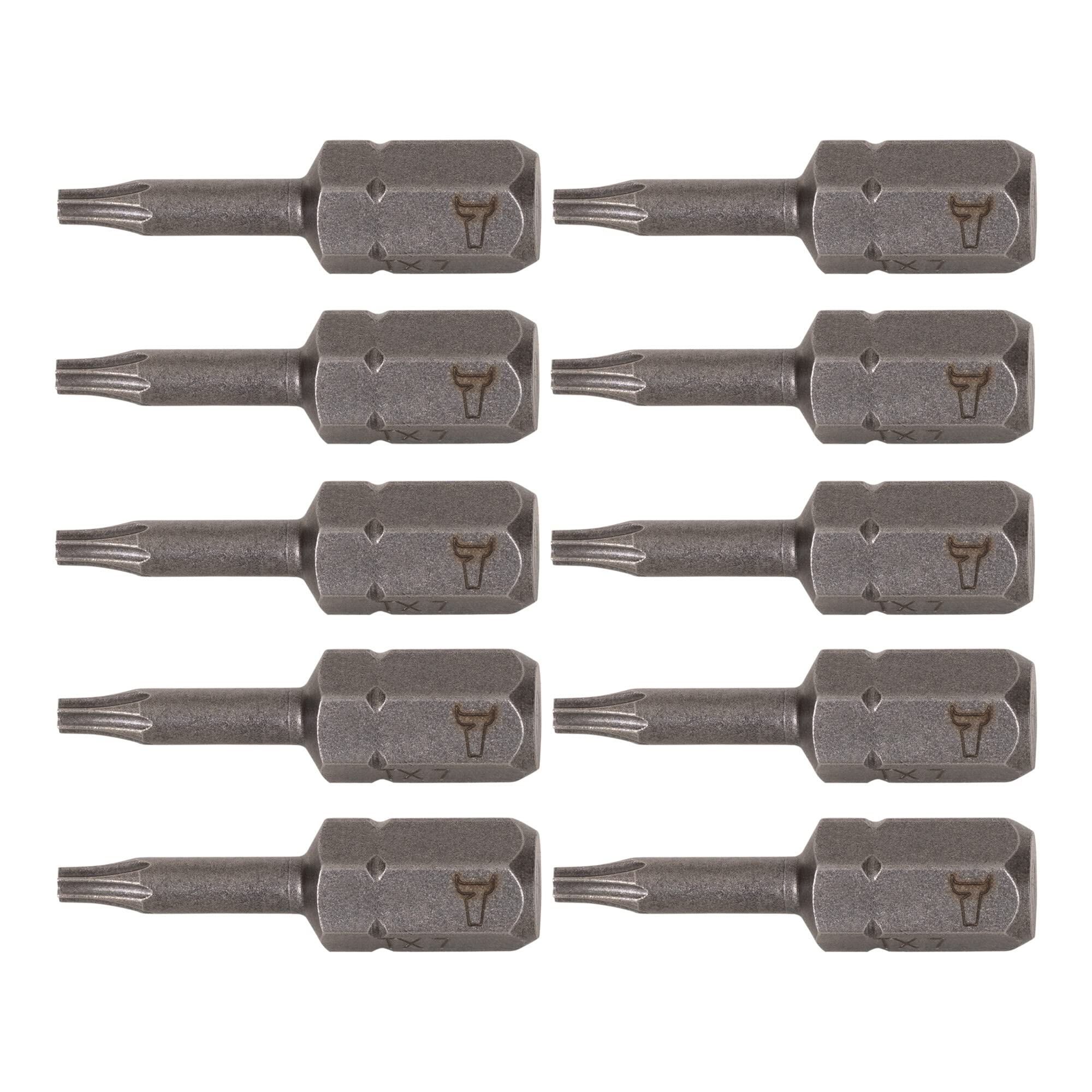STIER Torx® bit TX 7 and TX 8 form C 6.3 length 25 mm 10-pack 10 pieces