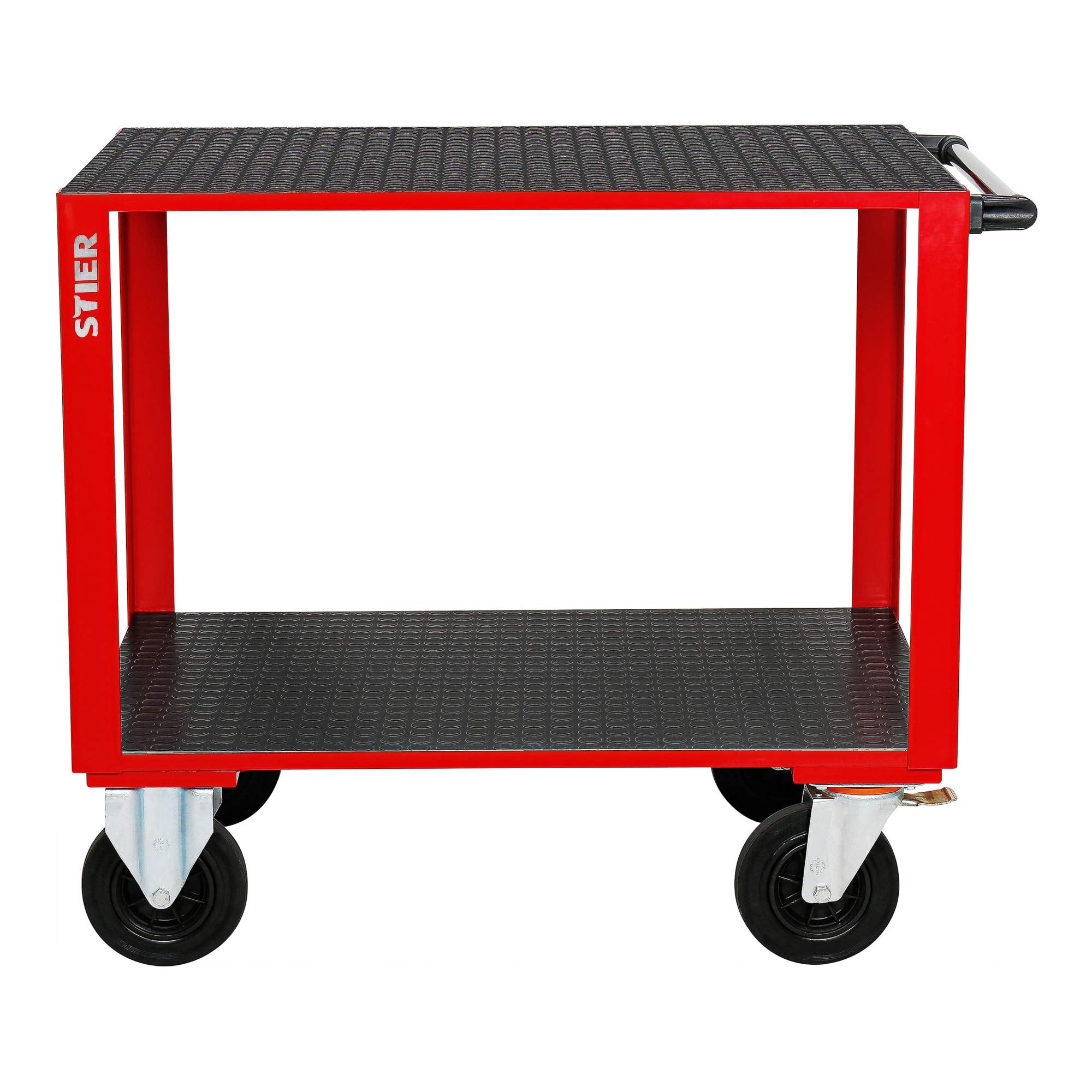 STIER assembly trolley with 2 rubber-coated loading areas