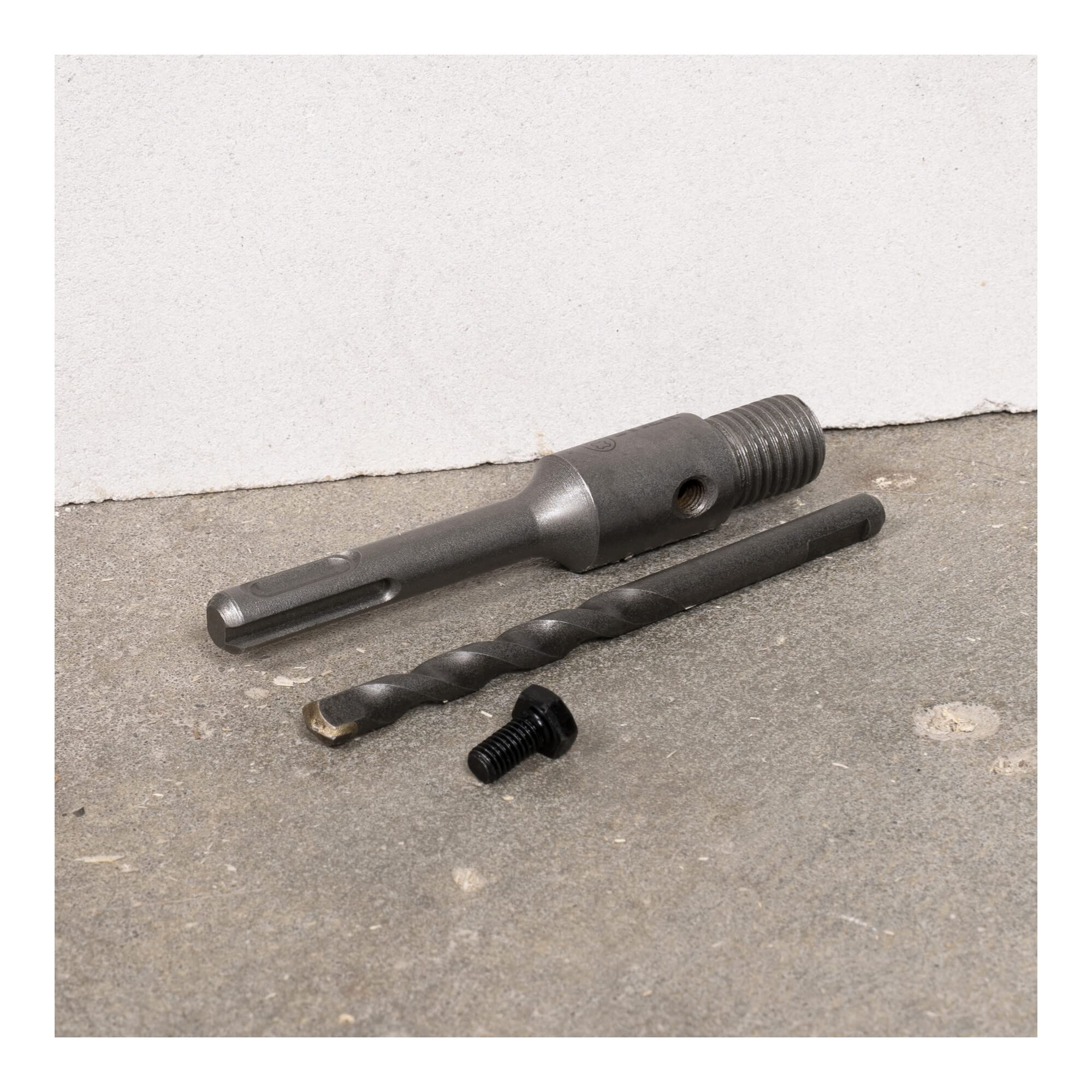 STIER Aufnahmeschaft SDS-Plus M16 110 mm inkl. Zentrierbohrer für Hohlbohrkronen