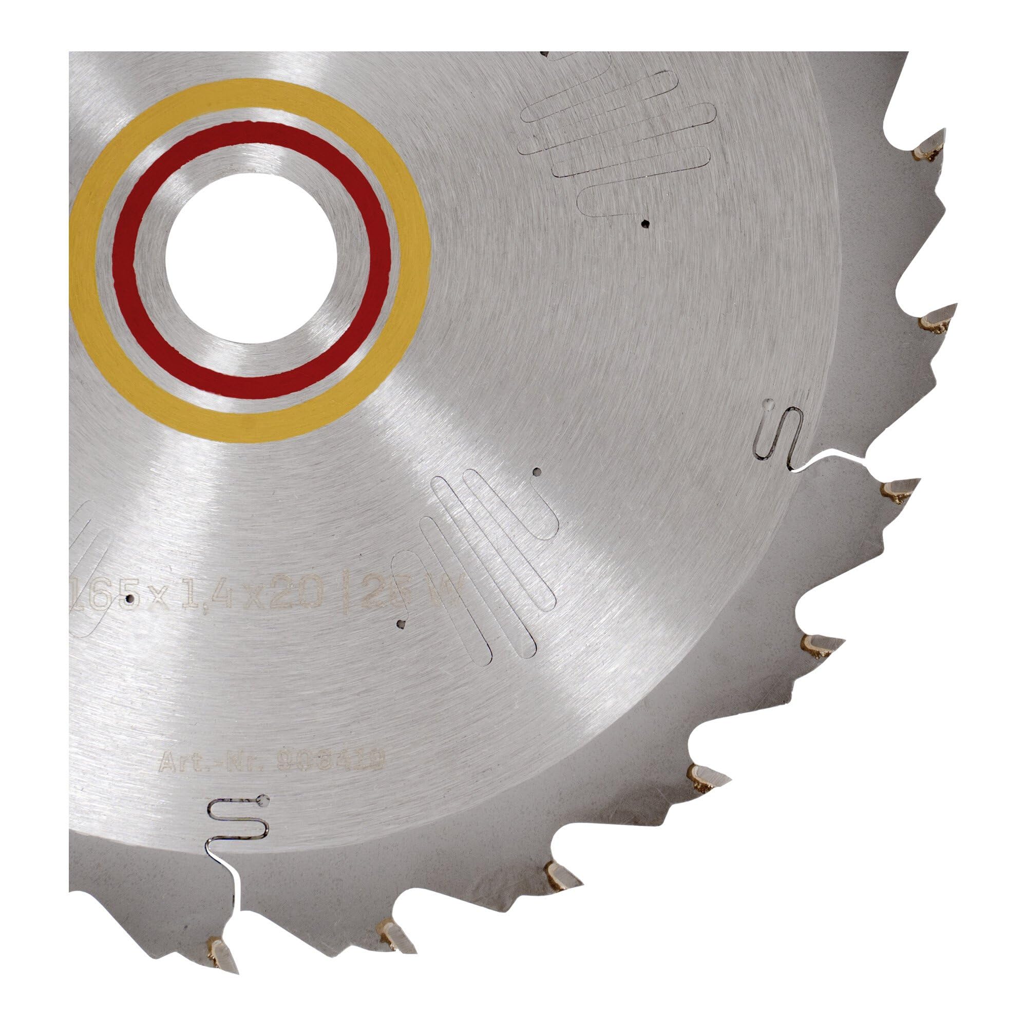 STIER circular saw blade wood 165 x 1.9 x 20 25W 23° chip angle