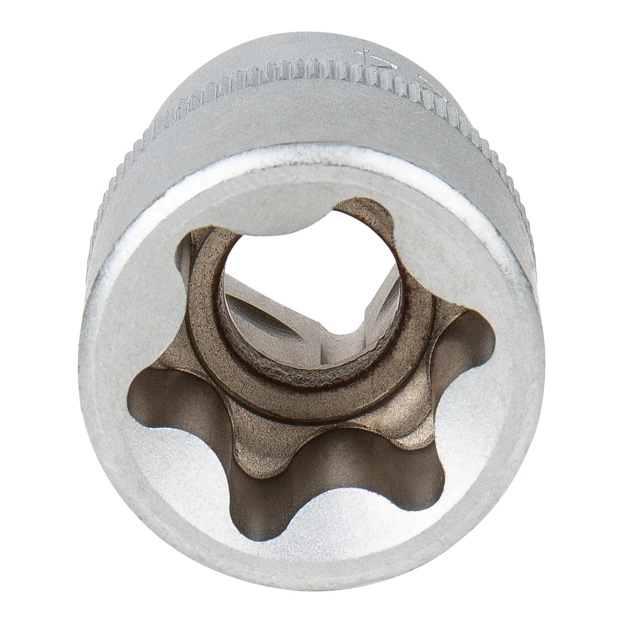 STIER Außen-Torx-Steckschlüsseleinsatz 1/4" - 1/2"" SW E4 bis E24