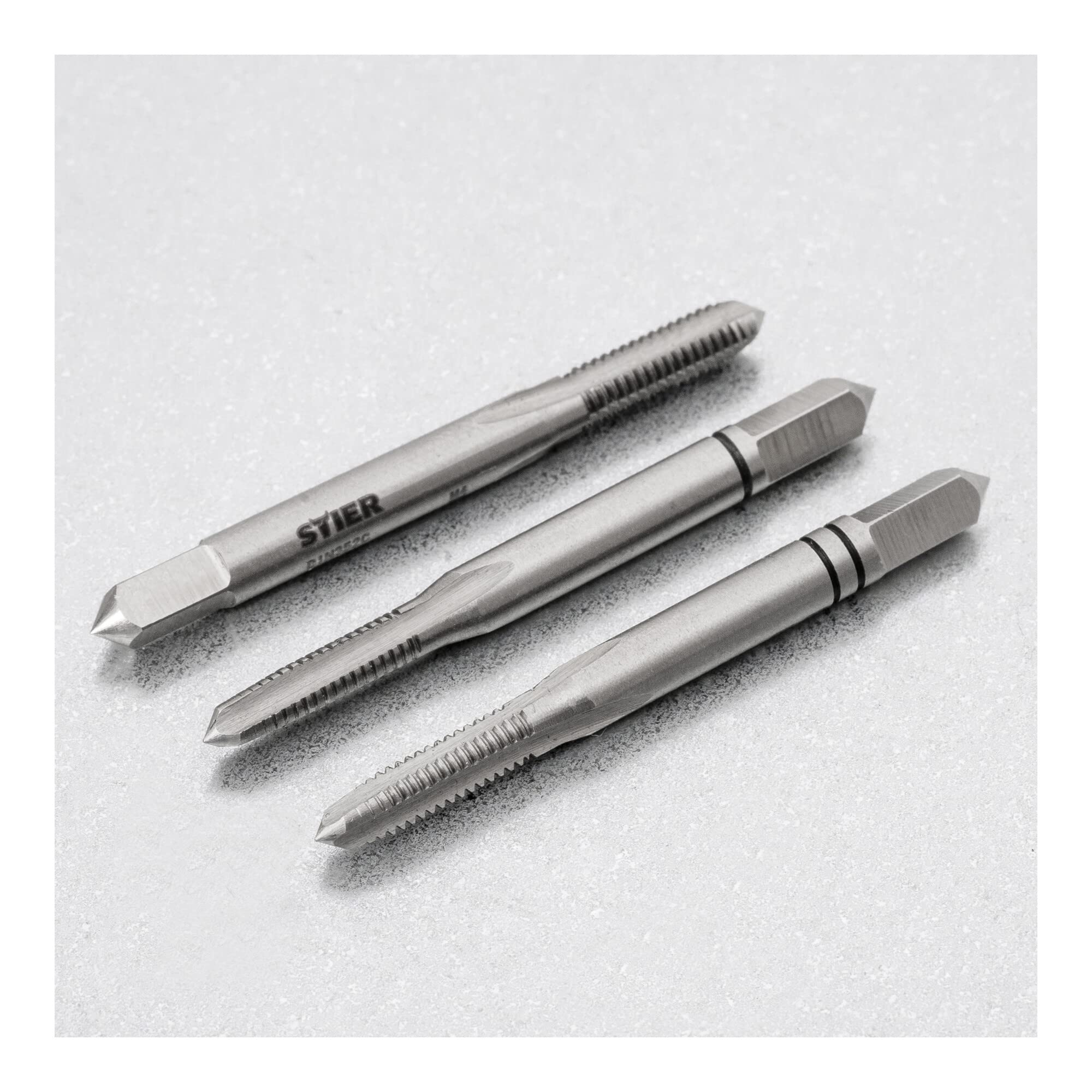 STIER hand tap set 3-piece pre-, middle- and finishing tap
